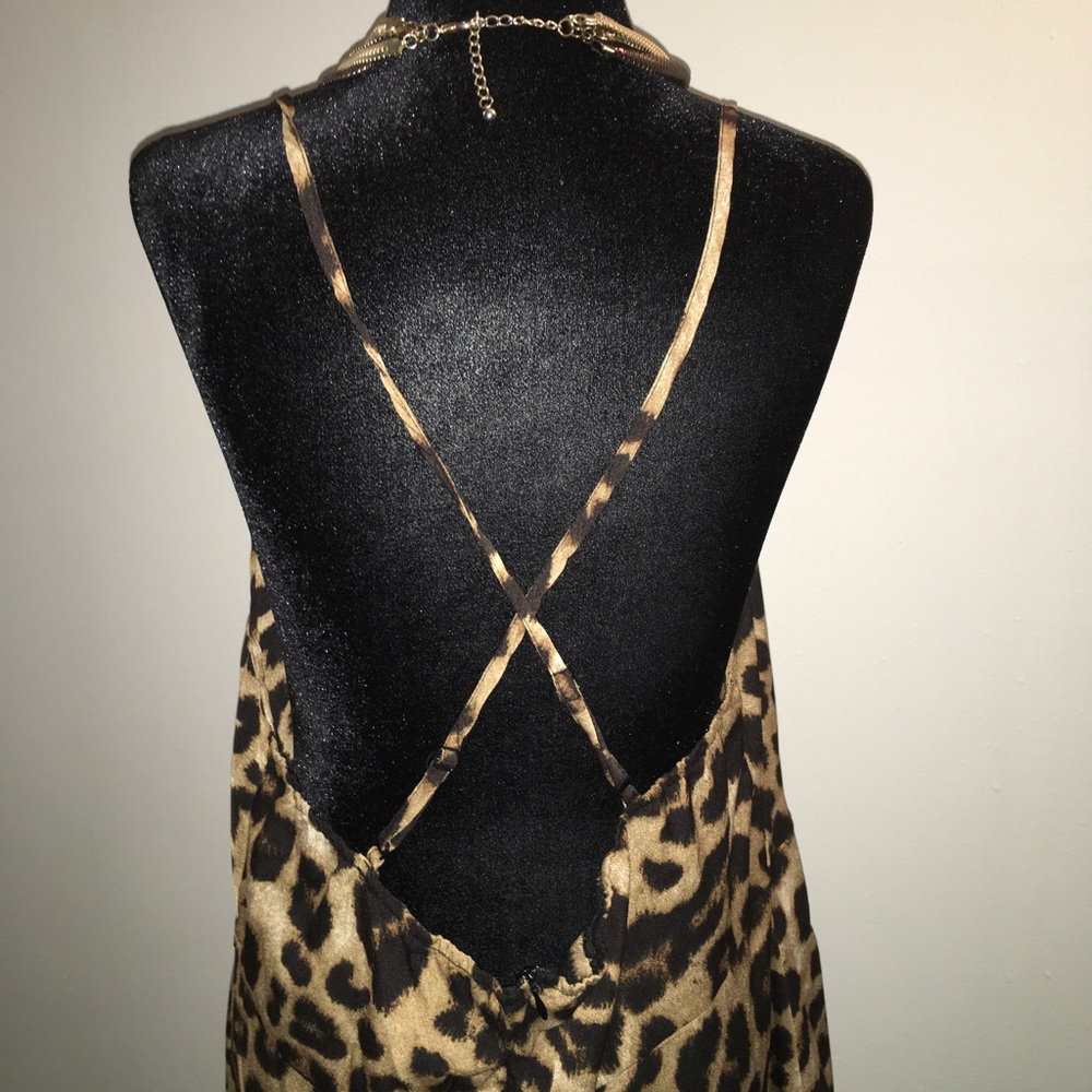 Shein Leopard Dress Size 1 X - Picture 5 of 5